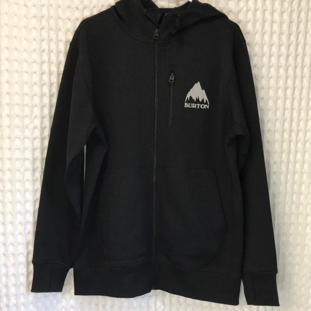 Mens Burton Large Fleece Lined Snowboarding Sweatshirt